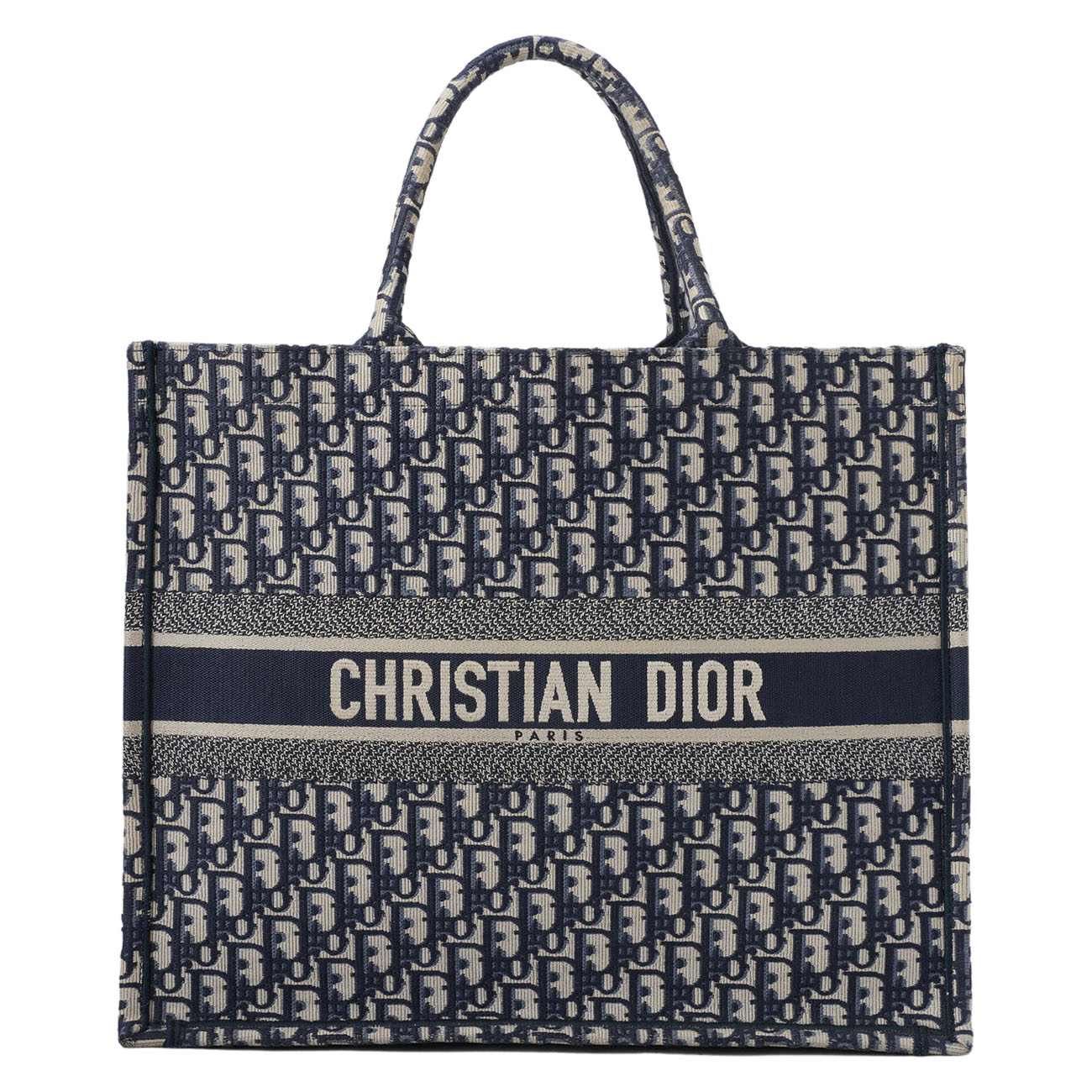 CHRISTIAN DIOR(USED)디올 오블리크 북토트백 라지
